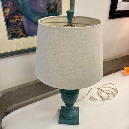 Blue Farmhouse Lamp