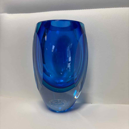 Azure Murano Style 6" Badash Vase