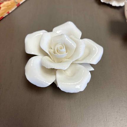 Set of 3 Small Porcelain Roses