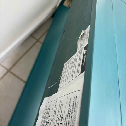 Teal Console Table