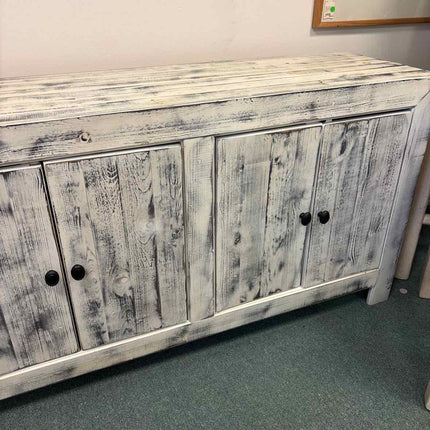 White Washed Side Board