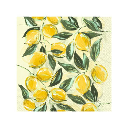 Painterly Lemons Napkins
