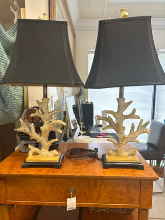Pair of Coral Lamps