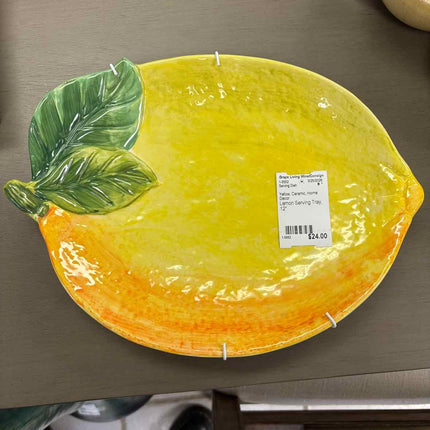 Lemon Serving Tray