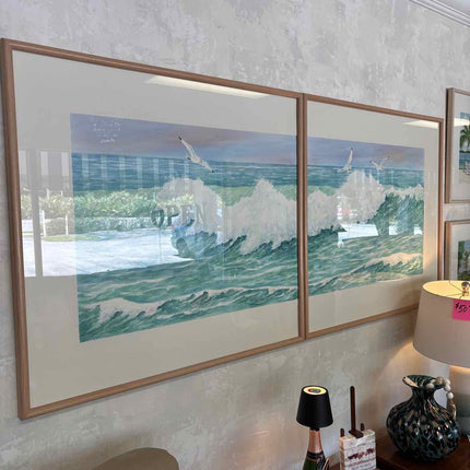 Mauline Henderson Coastal Landscape Diptych