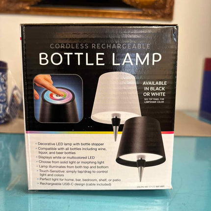 Cordless Rechargeable Bottle Lamp