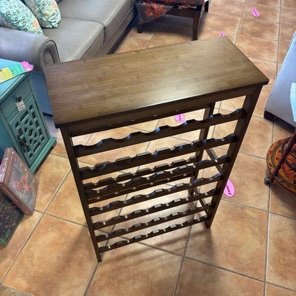7 Tier Brown Wine Rack