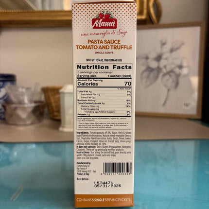 Mama Single-Serve Pasta Sauce: Tomato & Truffle