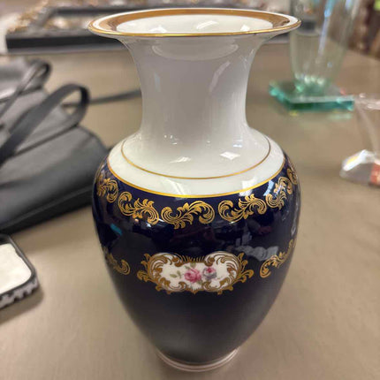Vintage Echt Kobalt Vase