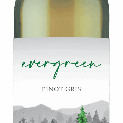 Evergreen Pinot Gris bottle