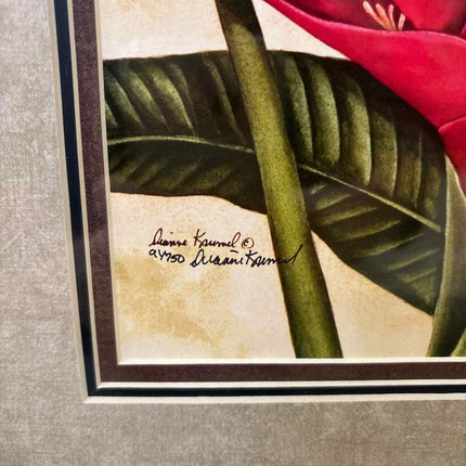 Dianne Krumel Heliconia Signed Lithograph