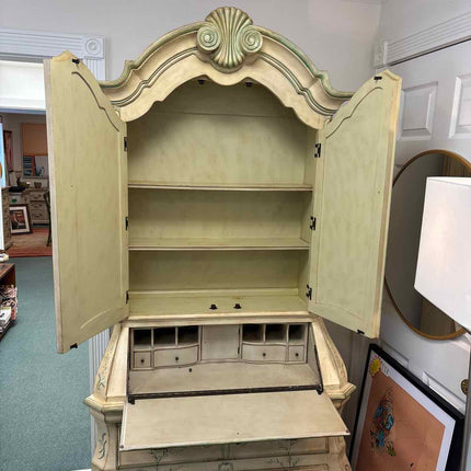 Venetian Hand Painted Pulaski Furniture Secretary Desk