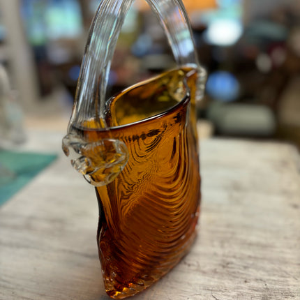 Amber Purse Vase