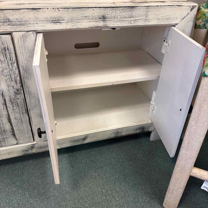 White Washed Side Board