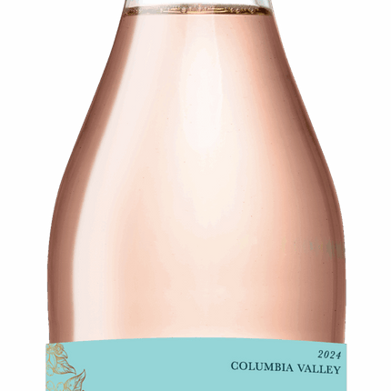 French for Water Brut Rosé bottle