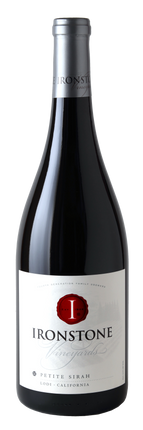Ironstone Petite Sirah bottle